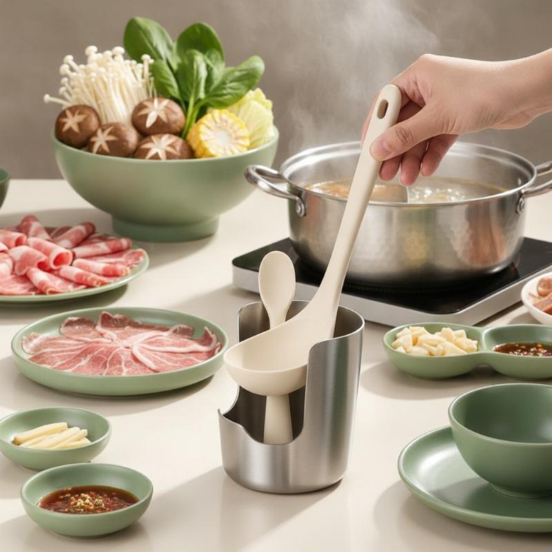 Kitchen Gadgets Organizer - Portacucchiai e supporto per coperchi in