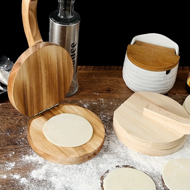 Kitchen Gadgets Dumpling Maker - 1 pezzo: rullo manuale in legno