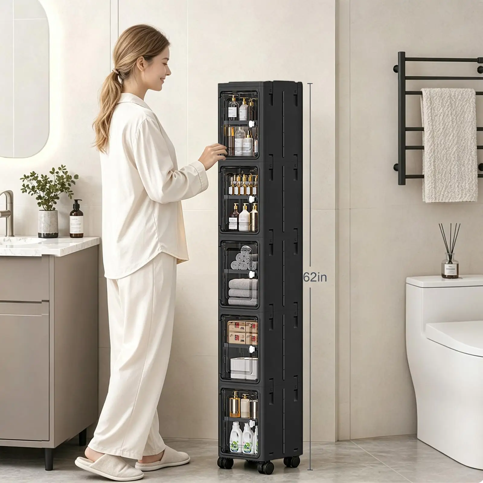 Mobiletto Salvaspazio a 5 Ripi - Kitchen Gadgets Organizer recensione e prezzo