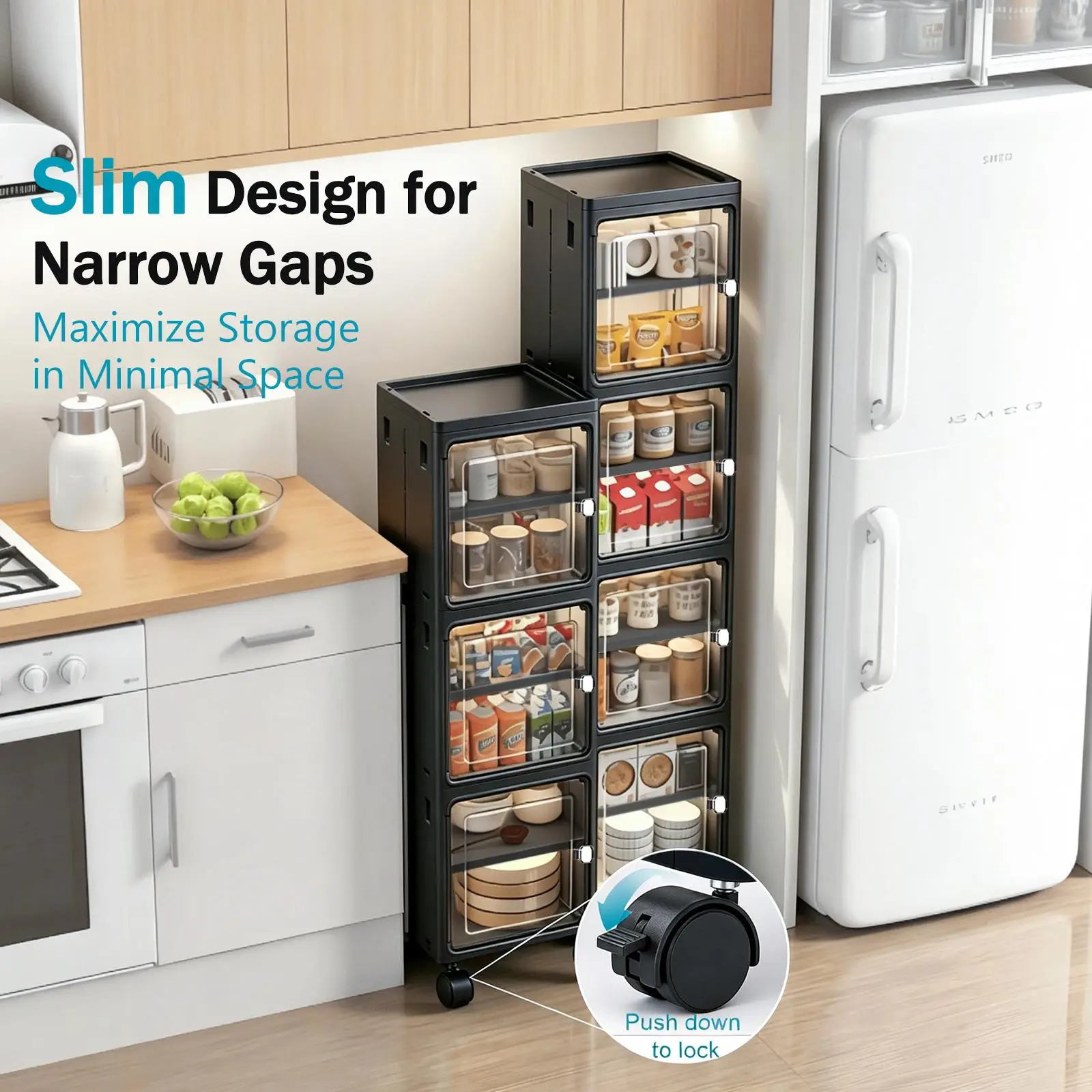 Mobiletto Salvaspazio a 5 Ripi - Kitchen Gadgets Organizer recensione e prezzo