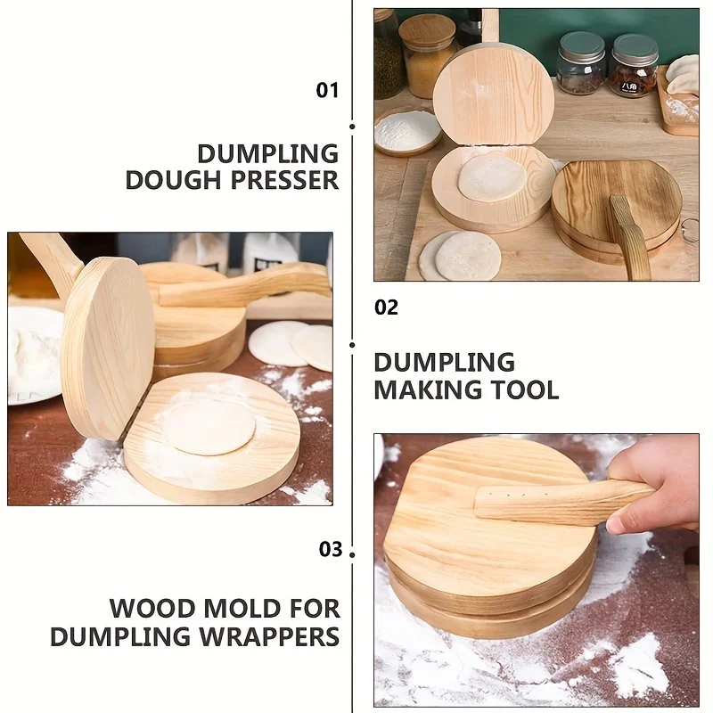 1 pezzo: rullo manuale in legn - Kitchen Gadgets Dumpling Maker recensione e prezzo